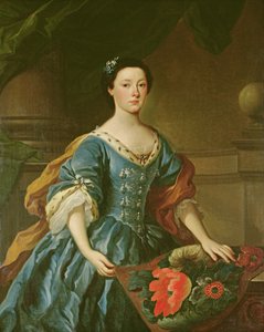 ジェーン・オールグッドの肖像、c.1745-50